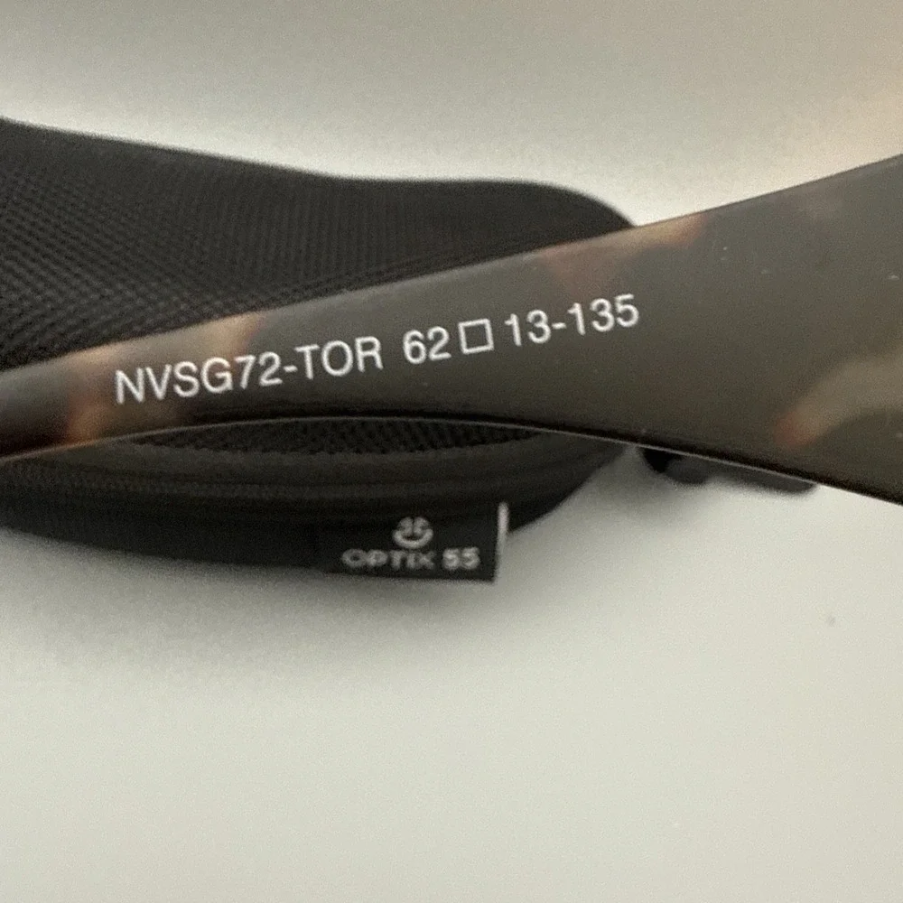 Optix 55 Polarized Wrap Around Tortoise Frame/Yellow LensShield W/Case Authenic